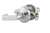 Storeroom Lever Lock Satin Chrome