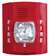 4 Wire Red Wall Horn