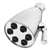 6 Jet 48 Spray Showerhead Anystream Chrome