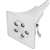 5-JET Showerhead With Mssg CHRM 2.0 GPM
