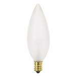 40 Watts B9-1/2 Candelabra Frosted 120 Volts Lamp