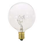 60 Watts G16 1/2 Candelabra Clear 120 Volts Lamp
