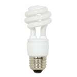 9W Comp Fluorescent T2 Medium Base Mini SPRL