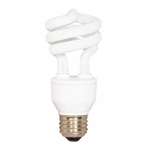 15W Comp Fluorescent T2 Mini SPRL Medium Base