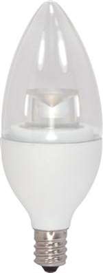 California Energy Commission Registered 3.5W Candelabra 120 Volts LED BULB