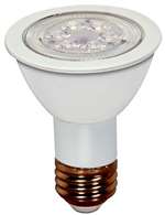 California Energy Commission Registered 7W Medium PAR20 LED 120 Volts Reflect BULB