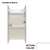 36 X 36 *VERITE Shower Wall White
