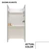 36 X 36 *VERITE Shower Wall White