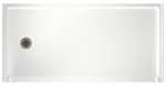 30 X 60 ADA UNIV Left Hand Shower FLR White