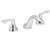 Lead Law Compliant Widespread Faucet Lever Chrome 1.5 GPM