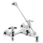Not For Potable Use 2 Handle Service Sink Faucet Chrome