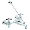 Not For Potable Use 2 Handle Service Sink Faucet Rough Brass