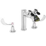 Lead Law Compliant Widespread Lavatory Faucet With INTEG Eyewash