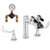 Lead Law Compliant Widespread Lavatory Faucet With Eyewash & TSTA