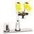 Lead Law Compliant Not Certified Battery Sensor Gooseneck Faucet Polished Chrome Eyewash