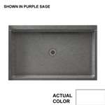 34 X 54 Single THOLD Shower FLR White