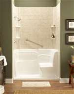 60 X 30 Left Hand Acrylic Seated Safety Shower