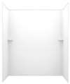 36 X 36 X 72 Shower Wall Kit White