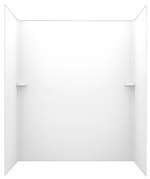 36 X 36 X 72 Shower Wall Kit White