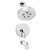 Pressure Balance Valve & Trim Tub and Shower Spout Chrome *neo