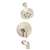 Neo Tub and Shower System Brushed Nickel With Pressure Balance Valve