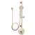 Neo ADA Hand Held Shower Combos Brushed Nickel