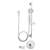 Neo ADA Tub and Shower Combination Chrome With Pressure Balance Valve