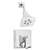 Rainier Shower System Combination Chrome Pressure Balance Valve