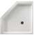 38 X 38 NEO Shower FLR White