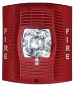 Spkr Strobe Wall Red