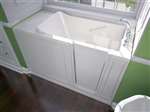 48X28 Left Hand Walk IN Jet Massage Tub Biscuit
