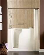 52 X 30 Right Hand Walk IN Air Massage Tub Biscuit