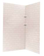 48X48X96 NEO Shower Wall Kit White