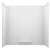 3 Piece Tile BATH Wall Kit White
