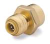 Lead Law Compliant 1/4 X 1/2 MNPT *shark Reducer Connector