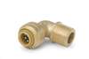 Lead Law Compliant 1/4 X 3/8 MNPT *shark DW Elbow