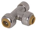 Lead Law Compliant 1/4 X 1/4 X 3/8 *shark ST Valve T Adapter