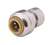 Lead Law Compliant 1/4 X 3/8 *shark ST Valve Connector