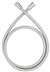 5 FT Metal Shower Hose Chrome 1/2 Nps Chrome