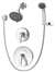 2.5 Gallons Per Minute *ELM Shower & Hand Shower UN