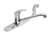 Lead Law Compliant 1 Handle Lever Kitchen Faucet 2.2 Gallons Per Minute