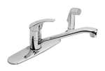 Lead Law Compliant 1 Handle Lever Kitchen Faucet 2.2 Gallons Per Minute