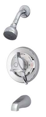 *TEMPTR Tub and Shower Valve Chrome 2.5 Gallons Per Minute With Diverter