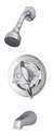 2.5 Gallons Per Minute *TEMPTR Tub and Shower Valve With Stops Chrome