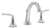 Lead Law Compliant 1.5 Gallons Per Minute 2 Handle Widespread Lavatory Faucet Chrome