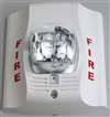 2 Wire White Wall Strobe