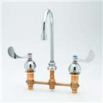 Lead Law Compliant 2.2 GPM 2 Handle Lever Widespread Lavatory Chrome