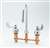 Lead Law Compliant 2.2 GPM Chrome Widespread Medical Faucet