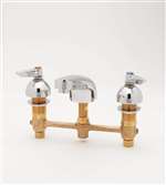 Lead Law Compliant 2.2 GPM 2 Handle Lever 8 Center Lavatory Faucet