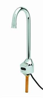 Lead Law Compliant 2.2 GPM Check Pnt Electronic Faucet Deck Mount Gooseneck